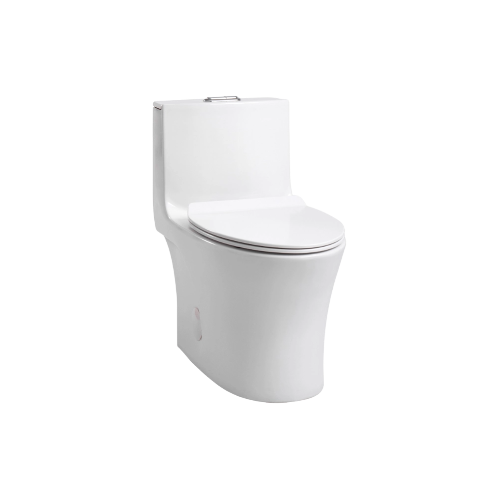 K-2054 – Glossy White Glaze Toilet, Multi Jet Rim