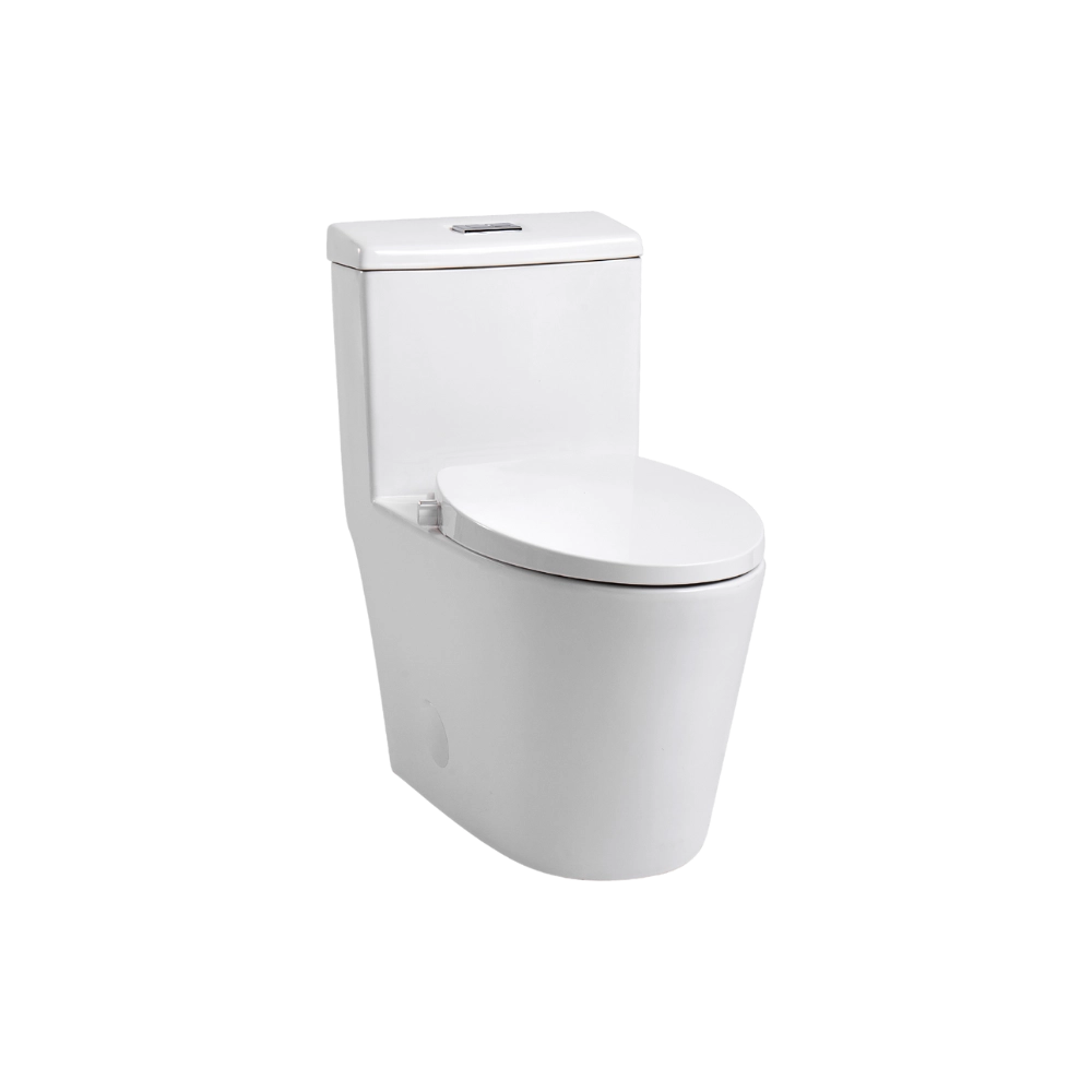 K-2111 – Modern Design One Piece Toilet with Integrated Bidet Seat