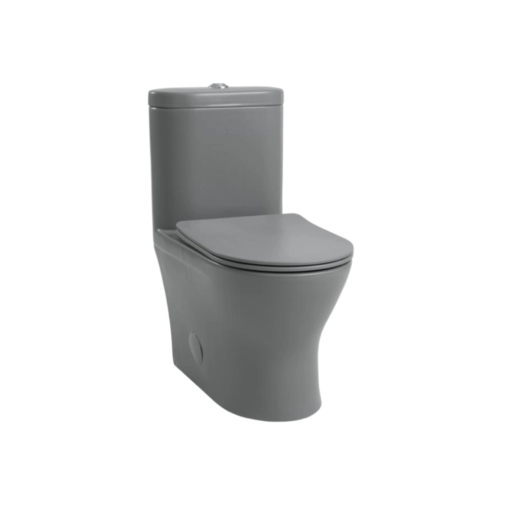 K-2920 – Matte Grey Toilet, One Piece Modern Design